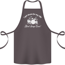 Drums for My Wife Drummer Drumming Cotton Apron 100% Organic Dark Grey