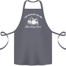 Drums for My Wife Drummer Drumming Cotton Apron 100% Organic Steel