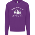 Drums for My Wife Drummer Drumming Mens Sweatshirt Jumper Purple