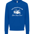 Drums for My Wife Drummer Drumming Mens Sweatshirt Jumper Royal Blue