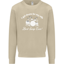 Drums for My Wife Drummer Drumming Mens Sweatshirt Jumper Sand