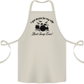 Drums for My Wife Drumming Drummer Cotton Apron 100% Organic Natural