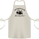 Drums for My Wife Drumming Drummer Cotton Apron 100% Organic Natural