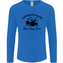 Drums for My Wife Drumming Drummer Mens Long Sleeve T-Shirt Royal Blue