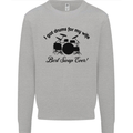 Drums for My Wife Drumming Drummer Mens Sweatshirt Jumper Sports Grey