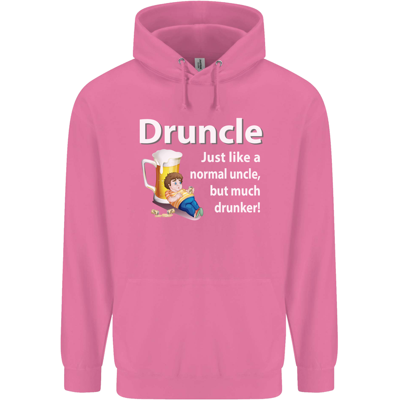 Druncle Like a Normal Uncle's Day Funny Mens 80% Cotton Hoodie Azelea