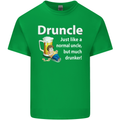 Druncle Like a Normal Uncle's Day Funny Mens Cotton T-Shirt Tee Top Irish Green