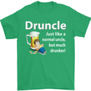 Druncle Like a Normal Uncle's Day Funny Mens T-Shirt Cotton Gildan Irish Green