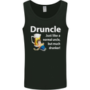 Druncle Like a Normal Uncle's Day Funny Mens Vest Tank Top Black