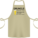 Druncle Uncle Funny Beer Alcohol Day Cotton Apron 100% Organic Khaki
