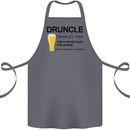 Druncle Uncle Funny Beer Alcohol Day Cotton Apron 100% Organic Steel