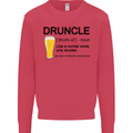 Druncle Uncle Funny Beer Alcohol Day Mens Sweatshirt Jumper Heliconia