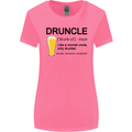 Druncle Uncle Funny Beer Alcohol Day Womens Wider Cut T-Shirt Azalea