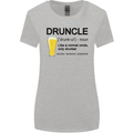Druncle Uncle Funny Beer Alcohol Day Womens Wider Cut T-Shirt Sports Grey
