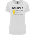 Druncle Uncle Funny Beer Alcohol Day Womens Wider Cut T-Shirt White