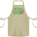 Drunk Lives Matter St. Patrick's Day Cotton Apron 100% Organic Khaki