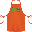 Drunk Lives Matter St. Patrick's Day Cotton Apron 100% Organic Orange