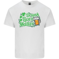 Drunk Lives Matter St. Patrick's Day Kids T-Shirt Childrens White