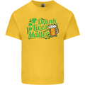 Drunk Lives Matter St. Patrick's Day Kids T-Shirt Childrens Yellow