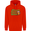 Drunk Lives Matter St. Patrick's Day Mens 80% Cotton Hoodie Bright Red