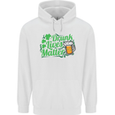 Drunk Lives Matter St. Patrick's Day Mens 80% Cotton Hoodie White