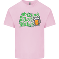 Drunk Lives Matter St. Patrick's Day Mens Cotton T-Shirt Tee Top Light Pink