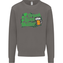 Drunk Lives Matter St. Patrick's Day Mens Sweatshirt Jumper Charcoal
