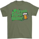 Drunk Lives Matter St. Patrick's Day Mens T-Shirt Cotton Gildan Military Green