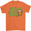 Drunk Lives Matter St. Patrick's Day Mens T-Shirt Cotton Gildan Orange