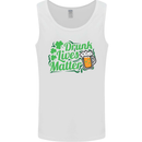 Drunk Lives Matter St. Patrick's Day Mens Vest Tank Top White