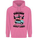 Drunk & Drive the Golf Cart Funny Golfer Mens 80% Cotton Hoodie Azelea