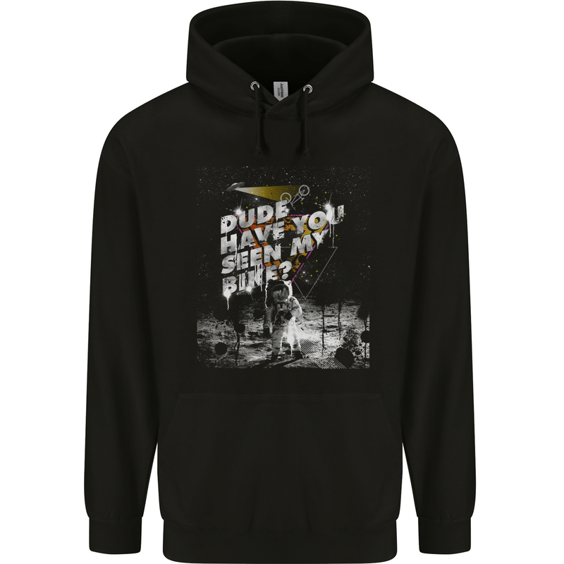 Dude Have You Seen My Bike? Funny Cycling Childrens Kids Hoodie Black