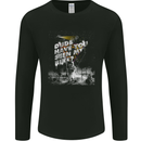 Dude Have You Seen My Bike? Funny Cycling Mens Long Sleeve T-Shirt Black