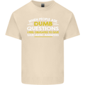 Dumb Question Sarcastic Answer Funny Slogan Mens Cotton T-Shirt Tee Top Natural