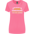 Dumb Question Sarcastic Answer Funny Slogan Womens Wider Cut T-Shirt Azalea