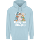 Dungeons & Dogs Role Playing Games RPG Childrens Kids Hoodie Light Blue