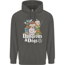 Dungeons & Dogs Role Playing Games RPG Childrens Kids Hoodie Storm Grey