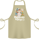 Dungeons & Dogs Role Playing Games RPG Cotton Apron 100% Organic Khaki