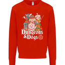 Dungeons & Dogs Role Playing Games RPG Kids Sweatshirt Jumper Bright Red
