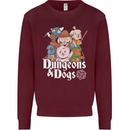Dungeons & Dogs Role Playing Games RPG Kids Sweatshirt Jumper Maroon