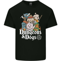 Dungeons & Dogs Role Playing Games RPG Kids T-Shirt Childrens Black