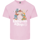 Dungeons & Dogs Role Playing Games RPG Kids T-Shirt Childrens Light Pink