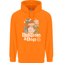 Dungeons & Dogs Role Playing Games RPG Mens 80% Cotton Hoodie Orange