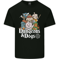 Dungeons & Dogs Role Playing Games RPG Mens Cotton T-Shirt Tee Top Black
