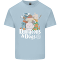 Dungeons & Dogs Role Playing Games RPG Mens Cotton T-Shirt Tee Top Light Blue