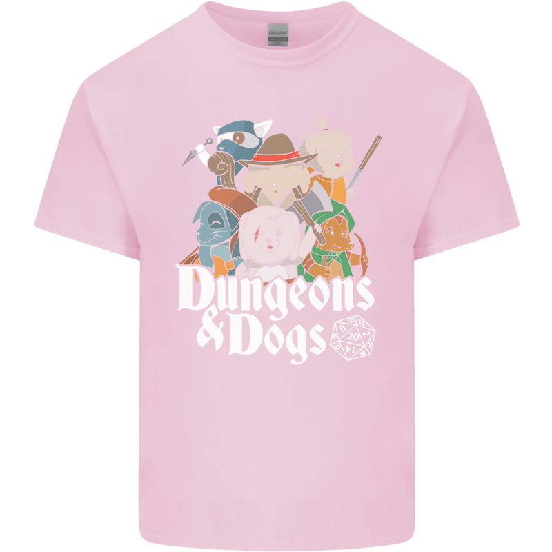 Dungeons & Dogs Role Playing Games RPG Mens Cotton T-Shirt Tee Top Light Pink
