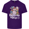 Dungeons & Dogs Role Playing Games RPG Mens Cotton T-Shirt Tee Top Purple