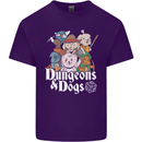 Dungeons & Dogs Role Playing Games RPG Mens Cotton T-Shirt Tee Top Purple