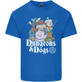 Dungeons & Dogs Role Playing Games RPG Mens Cotton T-Shirt Tee Top Royal Blue