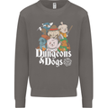 Dungeons & Dogs Role Playing Games RPG Mens Sweatshirt Jumper Charcoal